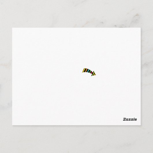 Pop Art Postkarte (Rückseite)