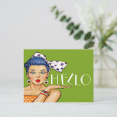 Pop Art Postkarte (Stehend Vorderseite)