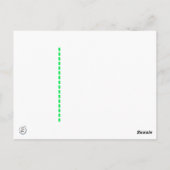 Pop Art Postkarte (Rückseite)