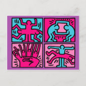 Pop Art Postkarte (Vorderseite)