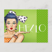 Pop Art Postkarte 3 Zurück (Vorderseite)