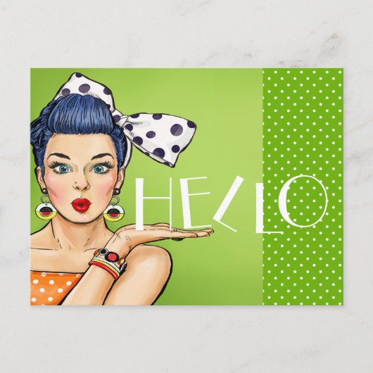 Pop Art Postkarte 3 Zurück (Vorderseite)