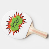 Pop Art Pow Kaboom Tischtennis Schläger (Seitenansicht)