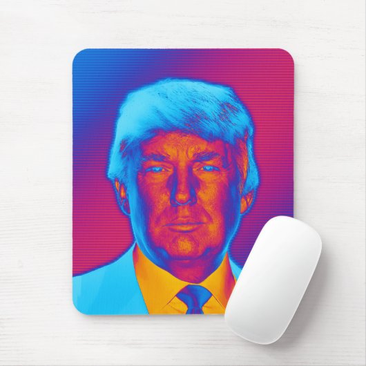 Pop Art Präsident Trump Mousepad (Mit Mouse)