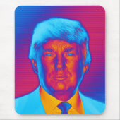 Pop Art Präsident Trump Mousepad (Vorne)
