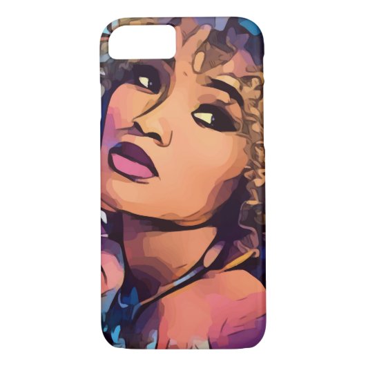 Pop Art Princess iPhone Case (Rückseite)