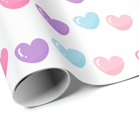 Pop Art Print Geschenkpapier (Rolleneckpunkt)