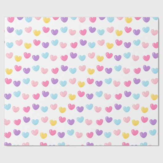 Pop Art Print Geschenkpapier (Flach)