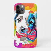 Pop Art Puppy Case-Mate iPhone Hülle (Rückseite)