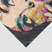 PoP Art Queen1  Seidenpapier (Ausschnitt)