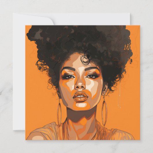 Pop Art Queen: Die Ermächtigung von Frauen Pop Kun Mitteilungskarte (Vorderseite)