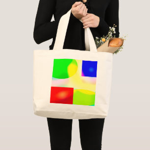 Pop Art Reflektion Jumbo Stoffbeutel