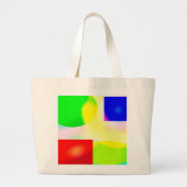 Pop Art Reflektion Jumbo Stoffbeutel (Vorne)
