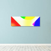 Pop Art Reflektion Leinwanddruck (Insitu (Holzboden))