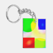 Pop Art Reflektion Schlüsselanhänger (Vorderseite links)