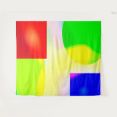 Pop Art Reflektion Wandteppich (Vorderseite (Horizontal))