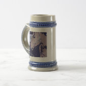 Pop Art Reiten Bierglas (Vorderseite Links)