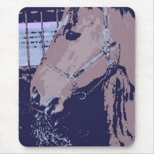 Pop Art Reiten Mousepad