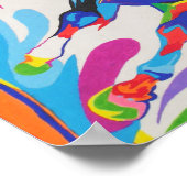 Pop Art Reiten Poster (Ecke)