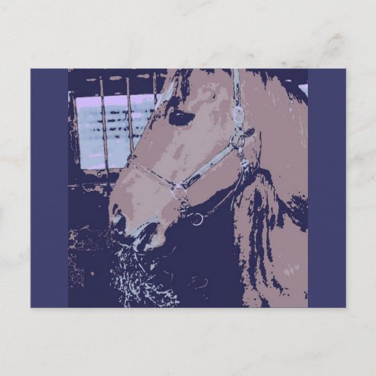 Pop Art Reiten Postkarte (Vorderseite)