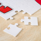 Pop Art Retro Couple Kissing Romantische Nostalgie Puzzle (Seite)