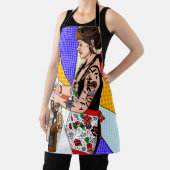 Pop Art Retro Lady Backen Schürze (InSitu)