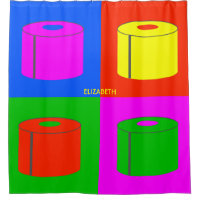 Pop Art Retro Psychedelic Toilettenpapier Vibrann