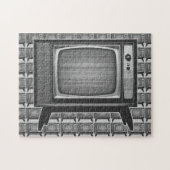 Pop Art Retro TV Set Puzzle (Horizontal)
