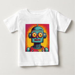 Pop Art Robot Baby T-shirt
