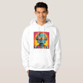 Pop Art Robot Hoodie (Vorne ganz)