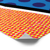 Pop Art Rosie the Riveter Wir können es tun! Polka Poster (Ecke)