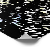 Pop Art Running Pferde Print Poster (Ecke)