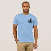 Pop Art Running Ross doppelseitige moderne Männer T-Shirt (Vorne ganz)