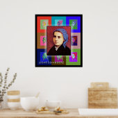 Pop Art Saint Bernadette Poster (Küche)