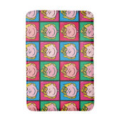 Pop Art Sally | Mod für Ihr Muster Badematte (Vorderseite Vertikal)