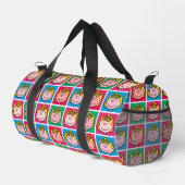 Pop Art Sally | Mod für Ihr Muster Duffle Bag (Rechte Ecke)