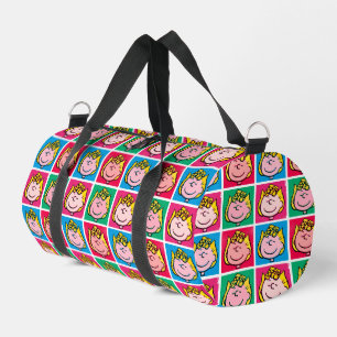Pop Art Sally   Mod für Ihr Muster Duffle Bag