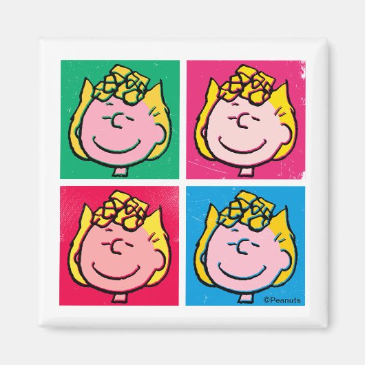 Pop Art Sally | Mod für Ihr Muster Magnet (Vorne)