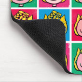 Pop Art Sally | Mod für Ihr Muster Mousepad (Ecke)