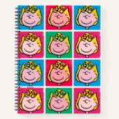 Pop Art Sally | Mod für Ihr Muster Notizblock (Vorderseite)