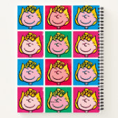 Pop Art Sally | Mod für Ihr Muster Notizblock (Rückseite)