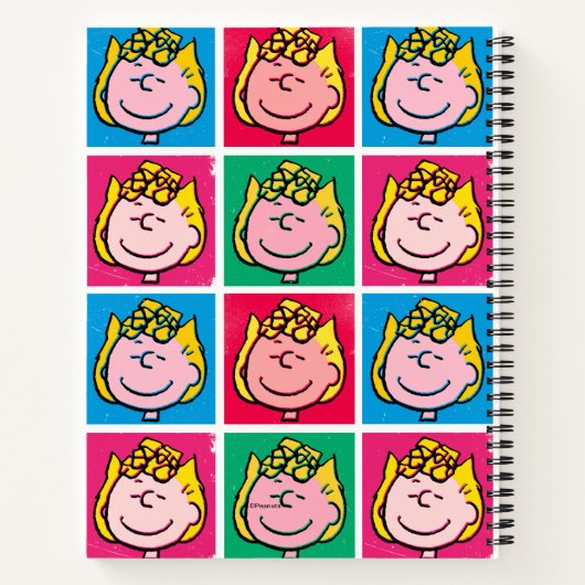 Pop Art Sally | Mod für Ihr Muster Notizblock (Rückseite)