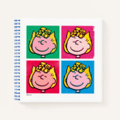 Pop Art Sally | Mod für Ihr Muster Notizblock (Vorderseite)