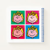 Pop Art Sally | Mod für Ihr Muster Notizblock (Rückseite)