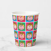 Pop Art Sally | Mod für Ihr Muster Pappbecher (Links)