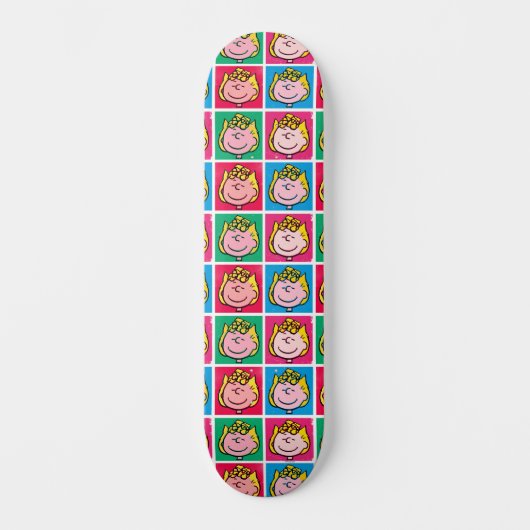 Pop Art Sally | Mod für Ihr Muster Skateboard (Vorderseite)