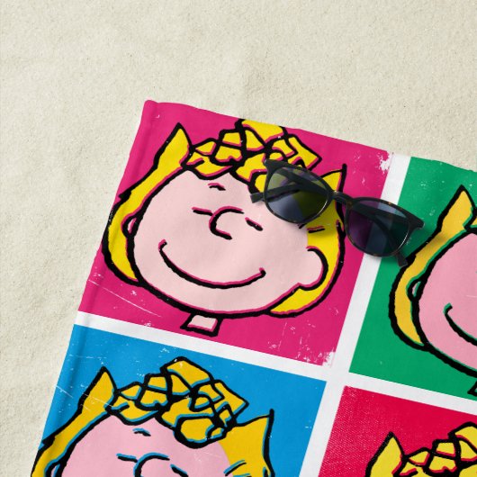 Pop Art Sally | Mod für Ihr Muster Strandtuch (Beispiel)