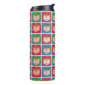 Pop Art Sally | Mod für Ihr Muster Thermosbecher (Nach links gedreht)