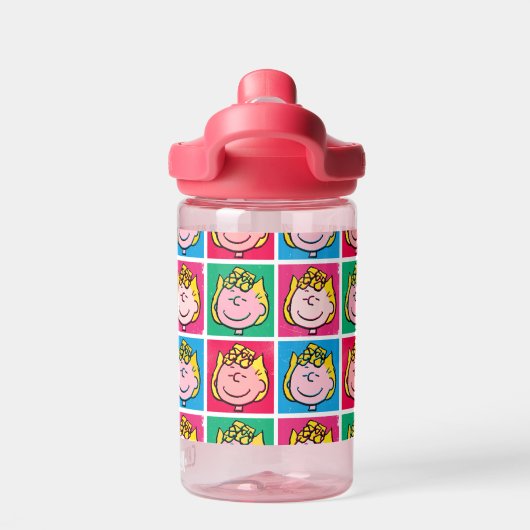 Pop Art Sally | Mod für Ihr Muster Trinkflasche (Rückseite)