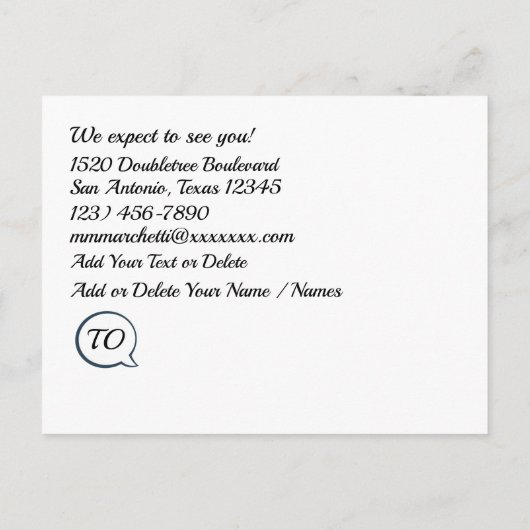 Pop Art - Save the Date Postkarte - Siehe Zurück (Rückseite)